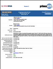 Primus GFS Facility Audit Certificate